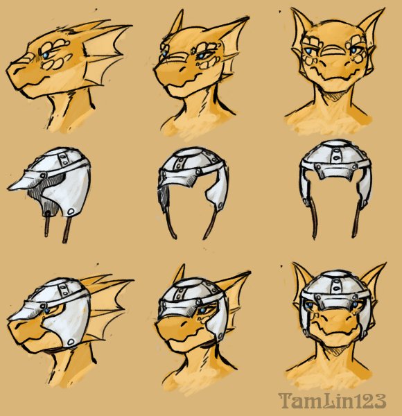 TamLin123_'s tweet photo. Iroh the forge priest, Sirocco's hatch-brother, dnd character sketch page commission #kobold #armor #dnd #scalie #illustration https://t.co/xueSoIvUJH
