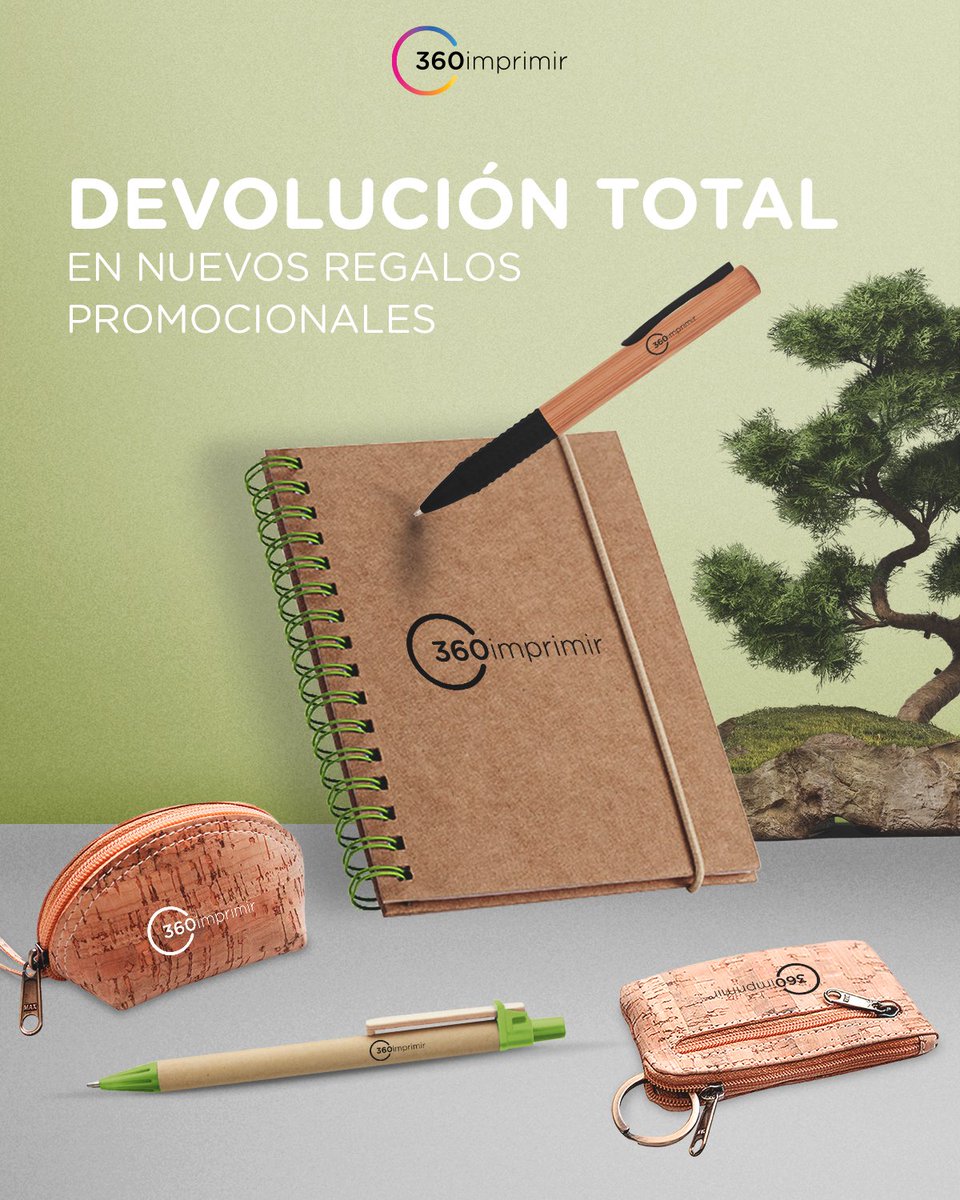 ¿Quieres dar a conocer la responsabilidad social de tu empresa? 
Apuesta por regalos ecológicos y promueve causas ambientales. 
Consulta esta y otras novedades con devolución total hasta el 27/01: bit.ly/2RDU3fH