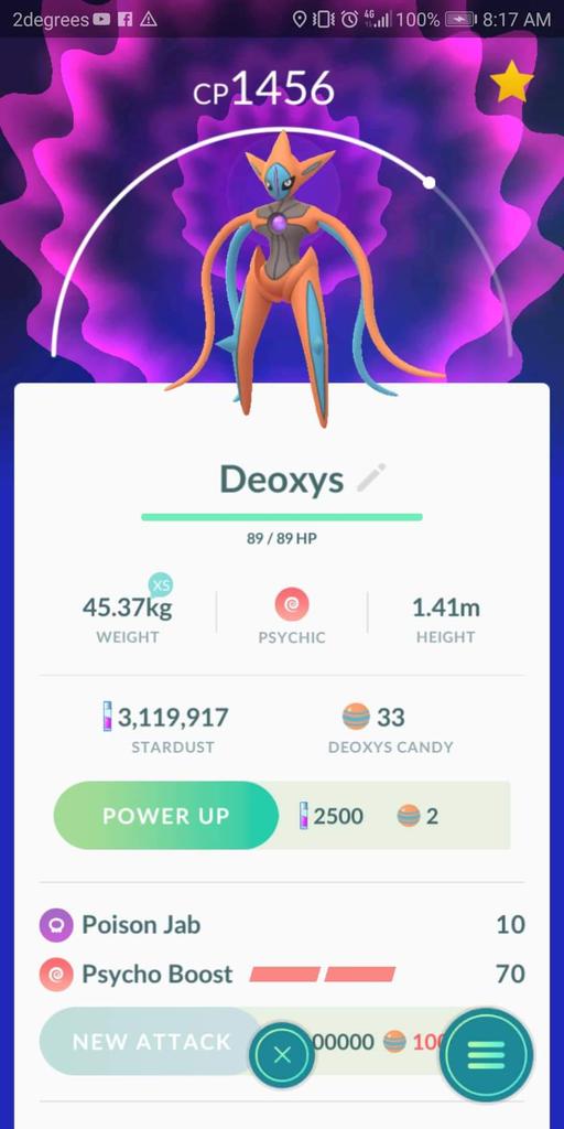 MarionEveni2018's tweet photo. First off, i got my 2 best Deoxys from my raids on Sunday 20th Jan 2019.
#FeebasEvent, it was a total loss for me, everyone around me was getting shiny Feebas. Yep, It's meant to be hard to get, But i was by water and there was no wild Feebas spawns around. 1 good Feebas 116 https://t.co/bmZ4Wc61TN