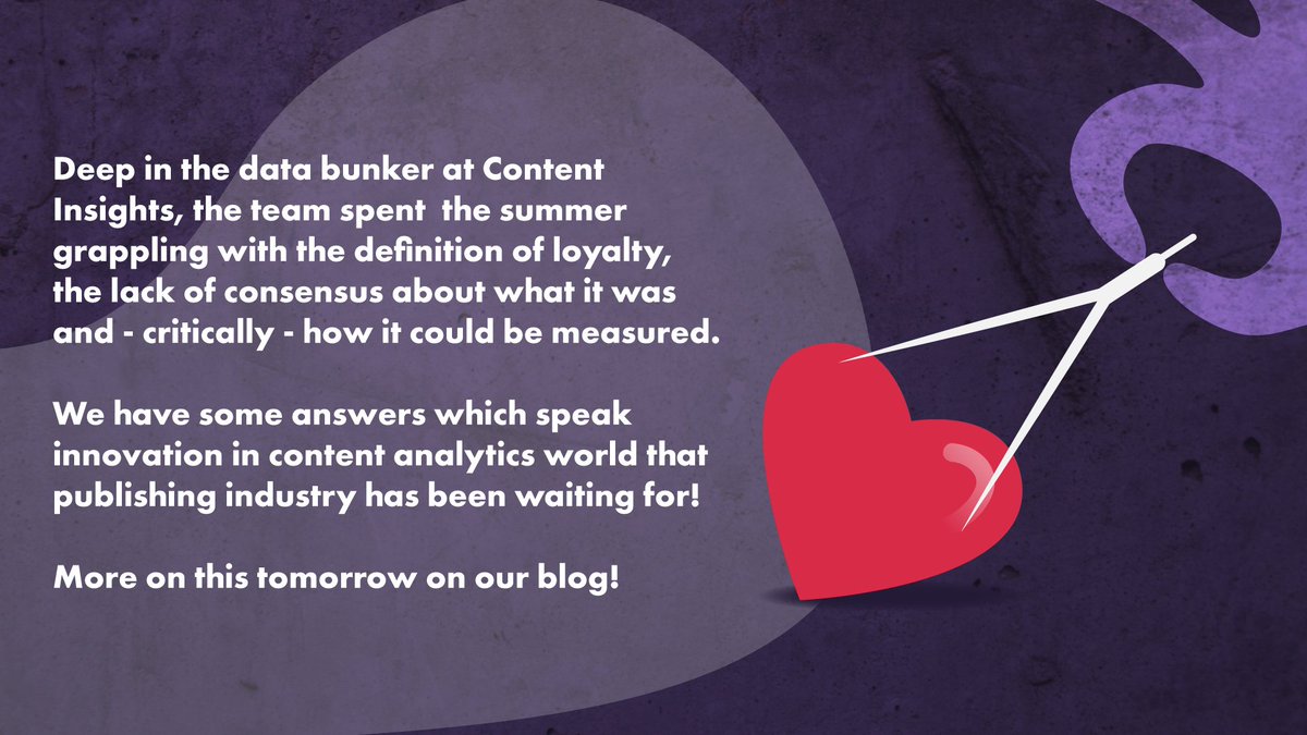 smartocto's tweet image. ⚡️A special announcement tomorrow on our blog⚡️ - How do we define a loyal reader and how our content intelligence tool can pinpoint them without relying on single metrics? 
#ContentAnalytics #LoyalReader #EngagedReader #Loyalty  #DigitalPublishing #newsrooms