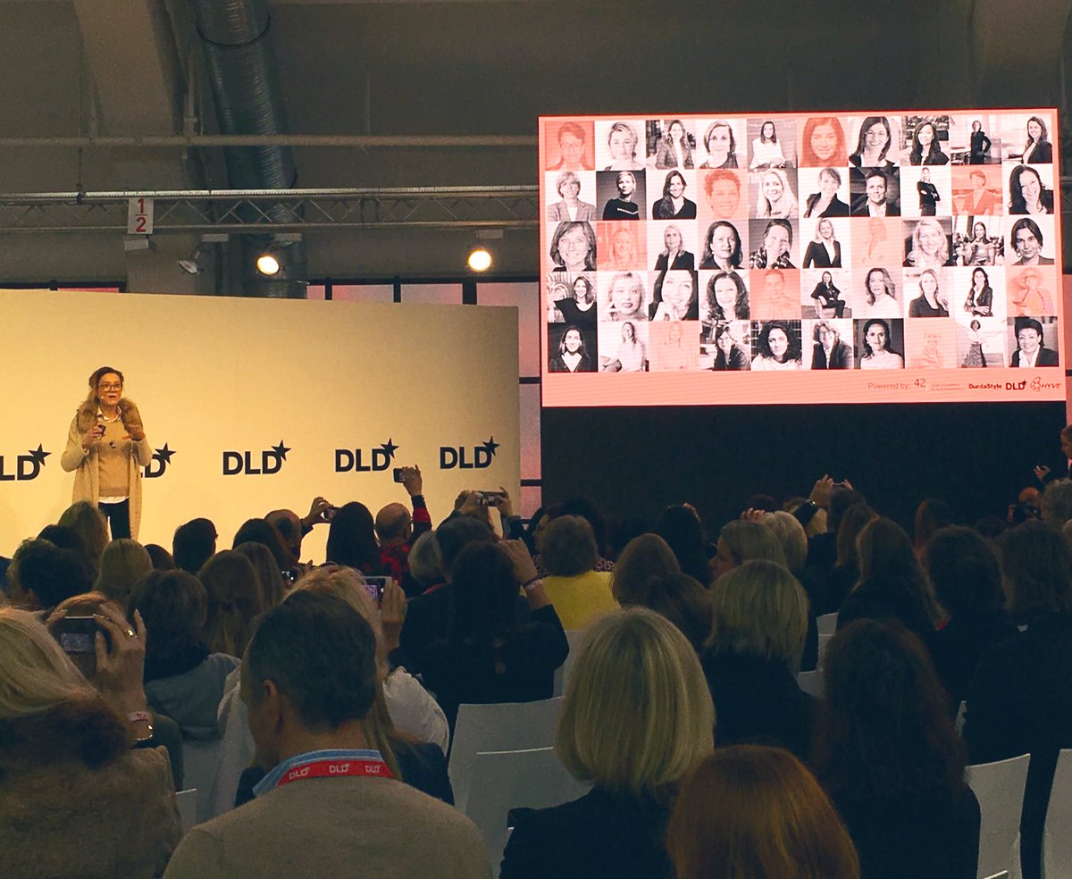 „If she can see it - she can be it“ - Ganz viel #femaleempowerment und großartige #womenintech heute bei #DLD19 mit den <a href="/inspiringfifty/">Inspiring Fifty</a>