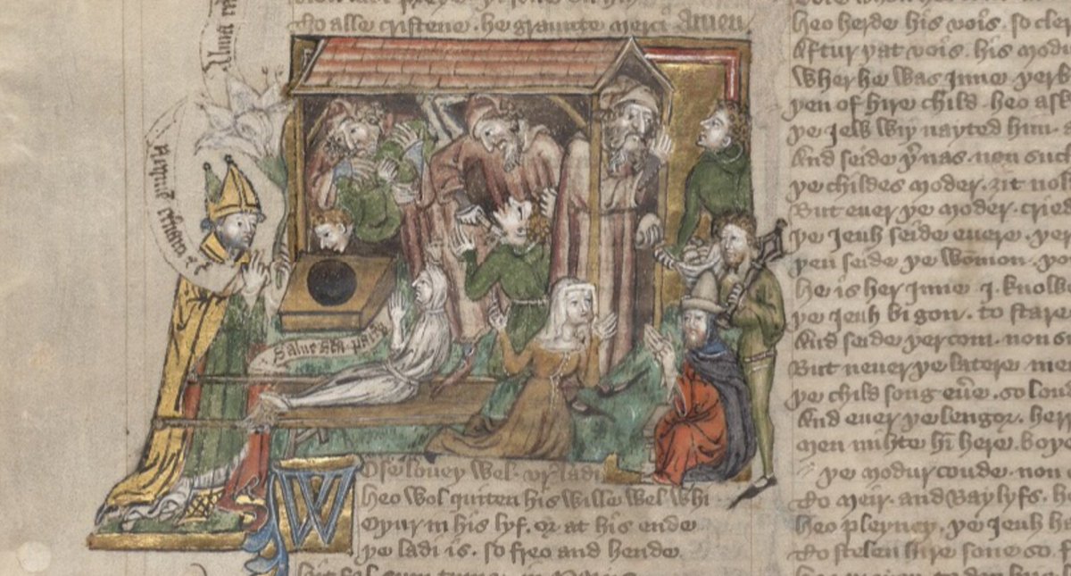 What's this about #shrinkflation? Not here. We've recently added the Vernon Manuscript to our digital archives. It contains 370 texts, which add up to around two and a half War and Peaces in total, and weighs 22 kilograms. digital.bodleian.ox.ac.uk/inquire/p/1c42…