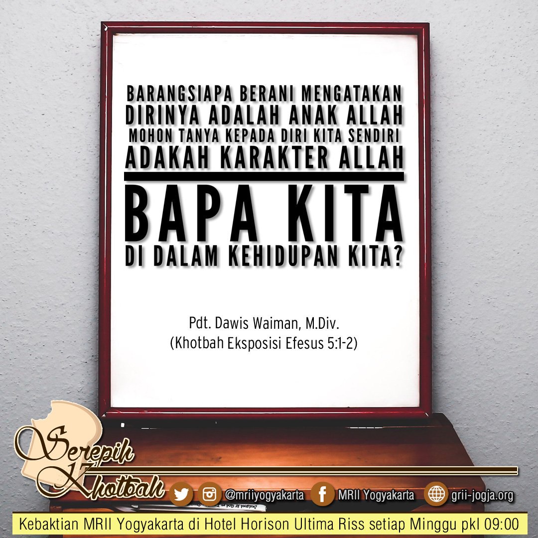 MRIIYogyakarta's tweet photo. Baca selengkapnya https://t.co/KeXW1OQPqe

#anakAllah #sonofGod #lifestyle #Character #ATTITUDE #kehidupan #mondaythoughts #MondayMotivation #quote https://t.co/c1Ded9Mcg4