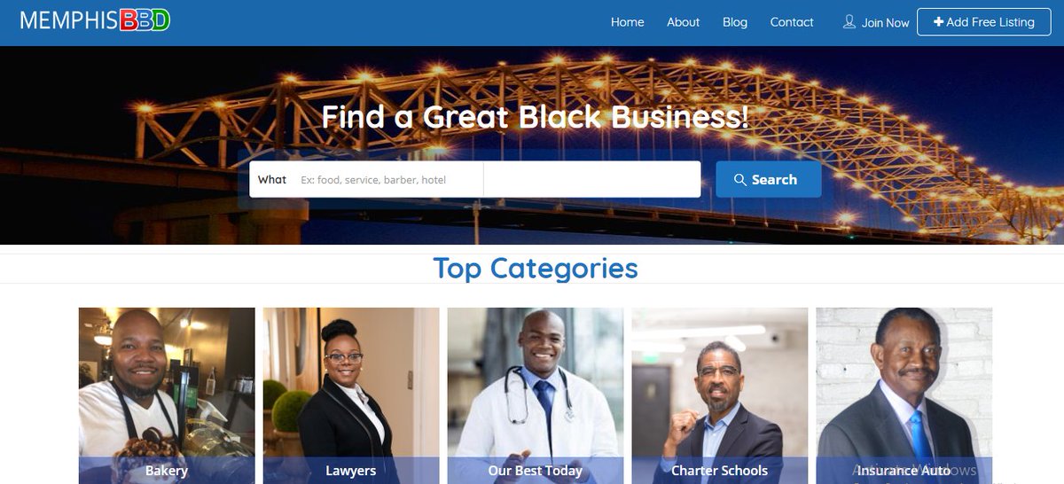 MemphisBBDus's tweet photo. Gain more exposure by listing your business in MemphisBBD today! We are committed to succeed black owned businesses by growing their presence in a diverse range of business sectors. https://t.co/DVFkt95mxr

 #Real_Estate #Health #Wellness #Doctors #Dentists #Accountants #catering https://t.co/w1TVfMhhgr