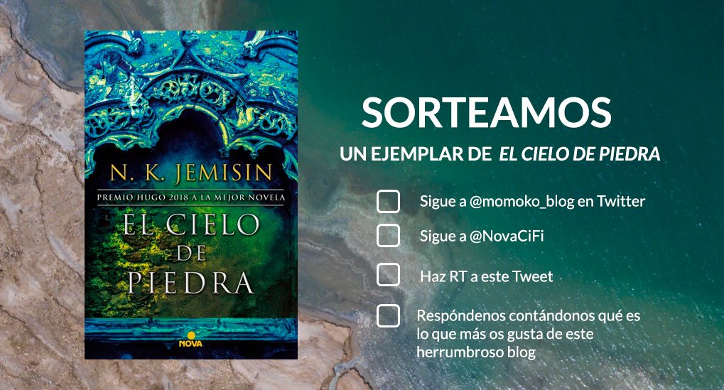 momoko_blog's tweet photo. Aciago lunes, maldito #bluemonday... ¿cómo arreglarlo? Fácil 😜 Os proponemos un #sorteo. Sigue los pasos para ganar la premiada novela de N.K. Jemisin publicada por @NovaCiFi.  ¡Tenéis una semana para participar! A toda España (Canarias también) https://t.co/nIvPxUUJgW