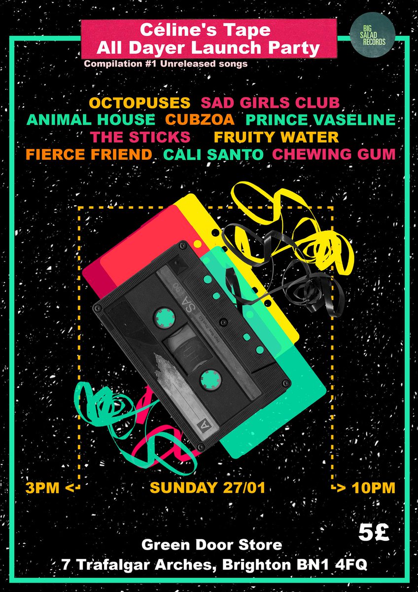 🥬🥬 <a href="/BigSaladRecords/">Big Salad Records</a> bringing you an absolute smasher... 🥬🥬

SUNDAY 27TH JANUARY
£5 ENTRY // 3PM-10PM

>> ADV TIX seetickets.com/tour/c-line-s-… <<