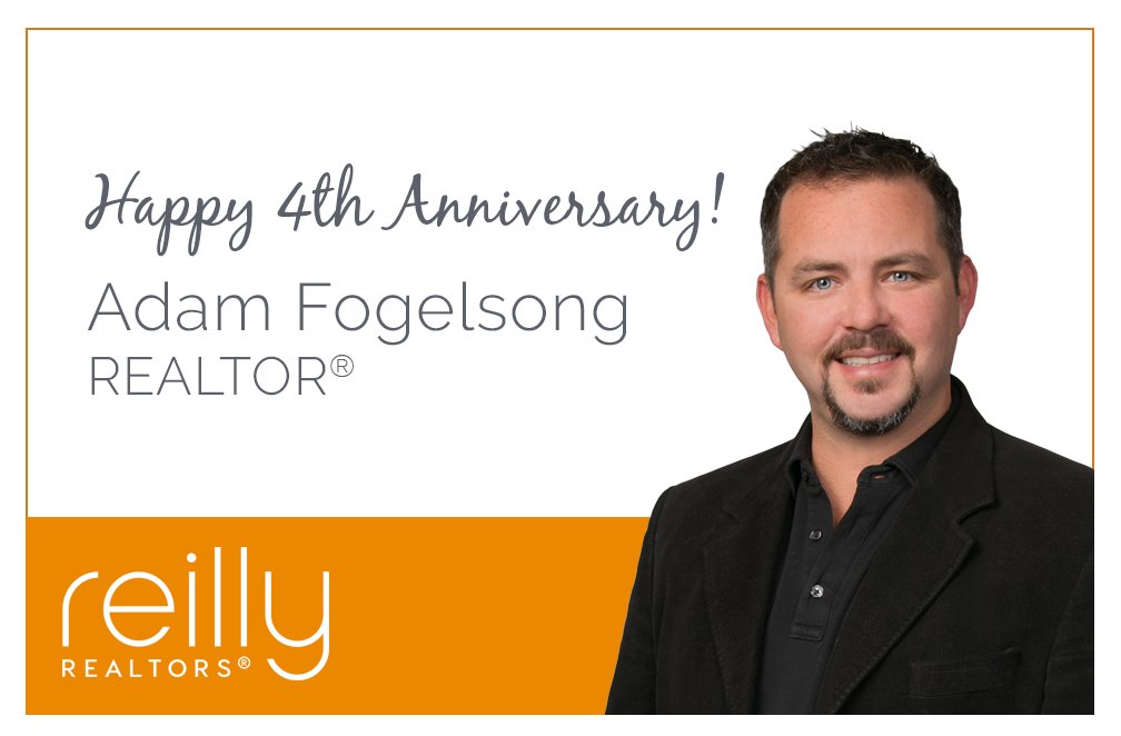 ReillyRealtors's tweet photo. Congratulations to Adam Fogelsong, who celebrates his 4 year anniversary with our team today! https://t.co/HfhMHW2mrR https://t.co/UVC7sc25vy