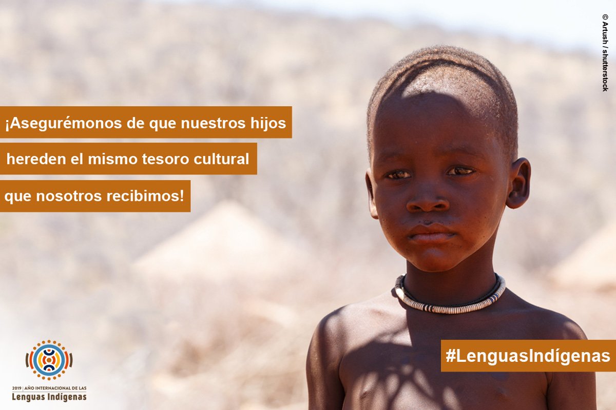 Llamado a todos los gobiernos, sociedad civil e instituciones: Necesitamos que nos ayuden a promover, preservar y apoyar las #LenguasIndígenas 

Juntos, podemos crear conciencia sobre la preservación de las lenguas nativas y marcar la diferencia 
on.unesco.org/2TALzTf @IYIL2019