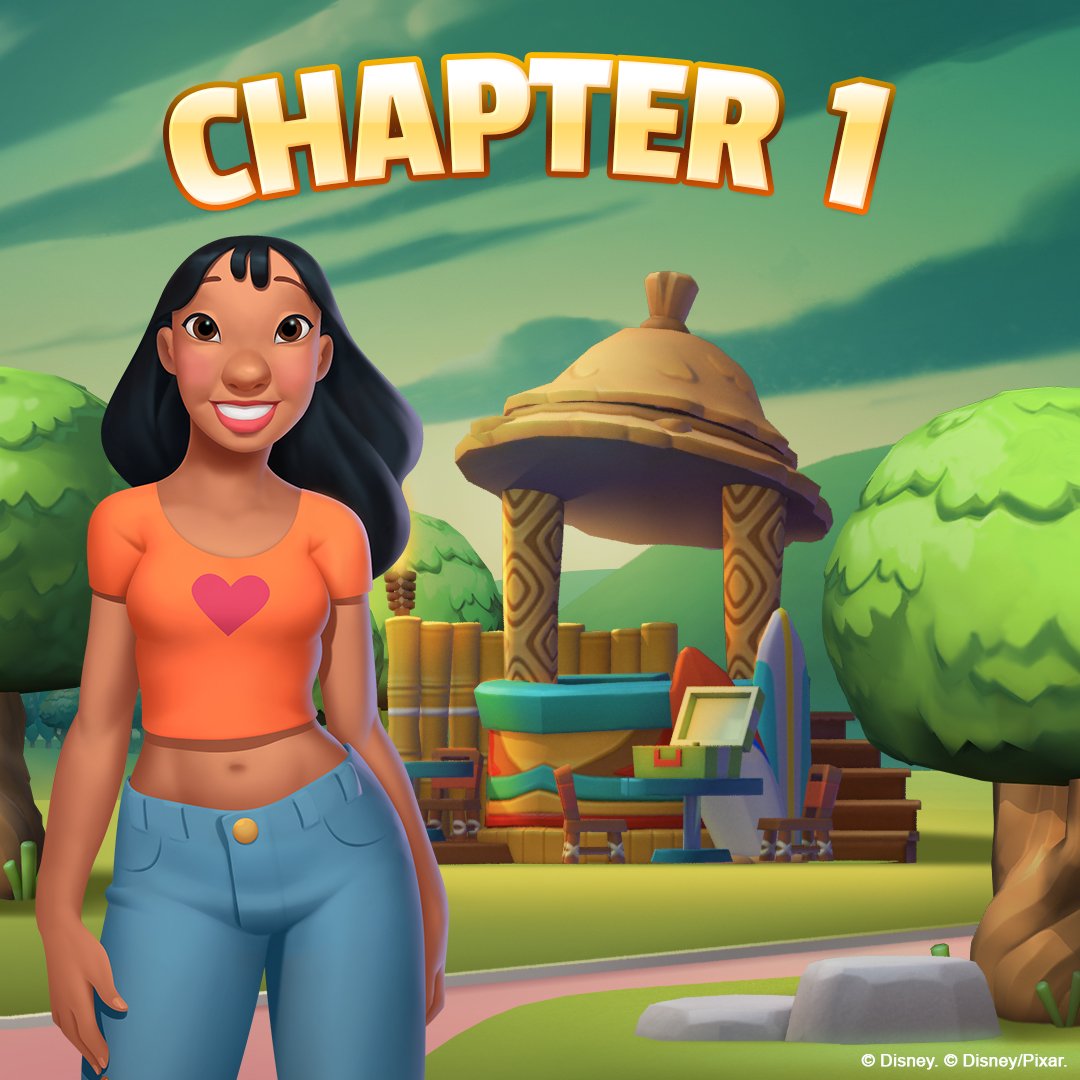 DisneyMKingdoms's tweet photo. We've reached the first milestone! The Featured Character Collection for Chapter 1 of Disney Magic Kingdom's upcoming Tower Challenge is… (drumroll)… Lilo and Stitch! Will we be able to hit the next milestone? https://t.co/ZdqjgwOrBN https://t.co/bgkPzHrB57