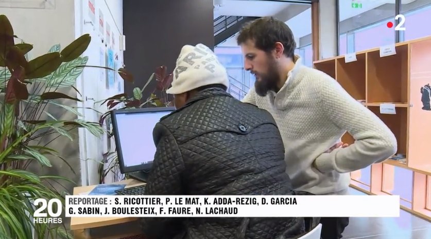 MathildeLegeais's tweet photo. [REPLAY] Lutte contre la fracture numérique : dans le 20h de @France2tv jeudi 17/01, images de l'un des espaces publics numériques de #Rennes > https://t.co/sYuWpABdnp + d'infos dans ce communiqué > https://t.co/KfAfc5NY8q #egalite https://t.co/fzL0yOEYYL