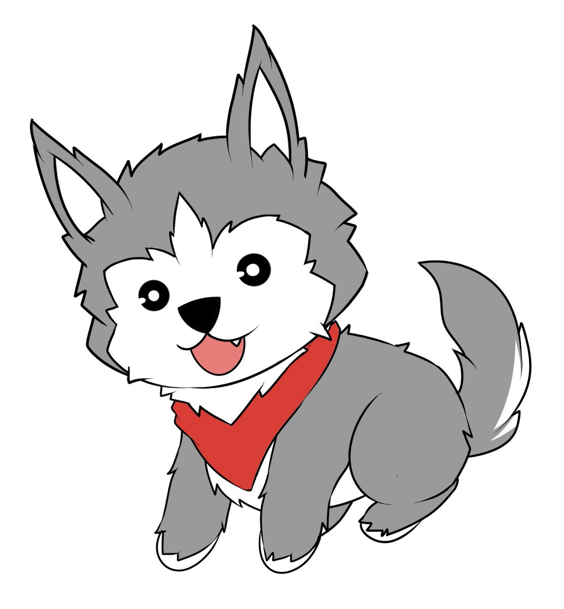 OfficialDev16's tweet photo. Even more adorable chibis on the way, we have the pup among the stars, Mali! As a bonus, our artist felt it necessary to compare the size of Nyota to the MC's best friend.  #indiedev #visualnovel #vnlink #vndev #gamedev https://t.co/BMT8vdQmPd
