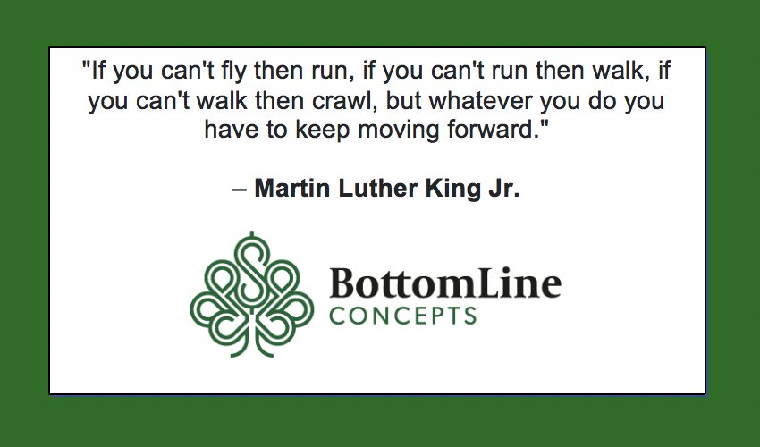 BottomLineSave's tweet image. #MLKDay #MotivationMonday