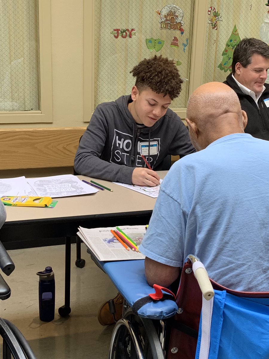 shady_side's tweet photo. Our #SSAMLK Day of Service volunteers at @encompasshlth Harmarville spent time making mindful art and visiting with patients today. https://t.co/ky4EgT3GCq