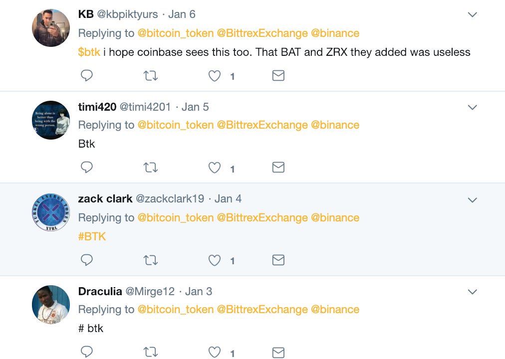 MyrBitcointoken's tweet photo. Lebih daripada ini:

Sila komen di Bittrex dan Binance-tweet dan tidak di sini, terima kasih

#Bittrex @BittrexExchange

https://t.co/xZZEB5CJ1S

#Binance @binance

https://t.co/a4xQGGPJcu https://t.co/PJQlWYlwjz https://t.co/5205dVfSLv