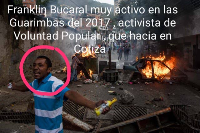 Identificados los maleantes  pagados por la derecha para intentar generar Guarimbas en Cotiza!!!  <a href="/NicolasMaduro/">Nicolás Maduro</a>
<a href="/dcabellor/">Diosdado Cabello R</a>
<a href="/ConElMazoDando/">Con el Mazo Dando</a>
#VenezuelaRechazaXenofobia