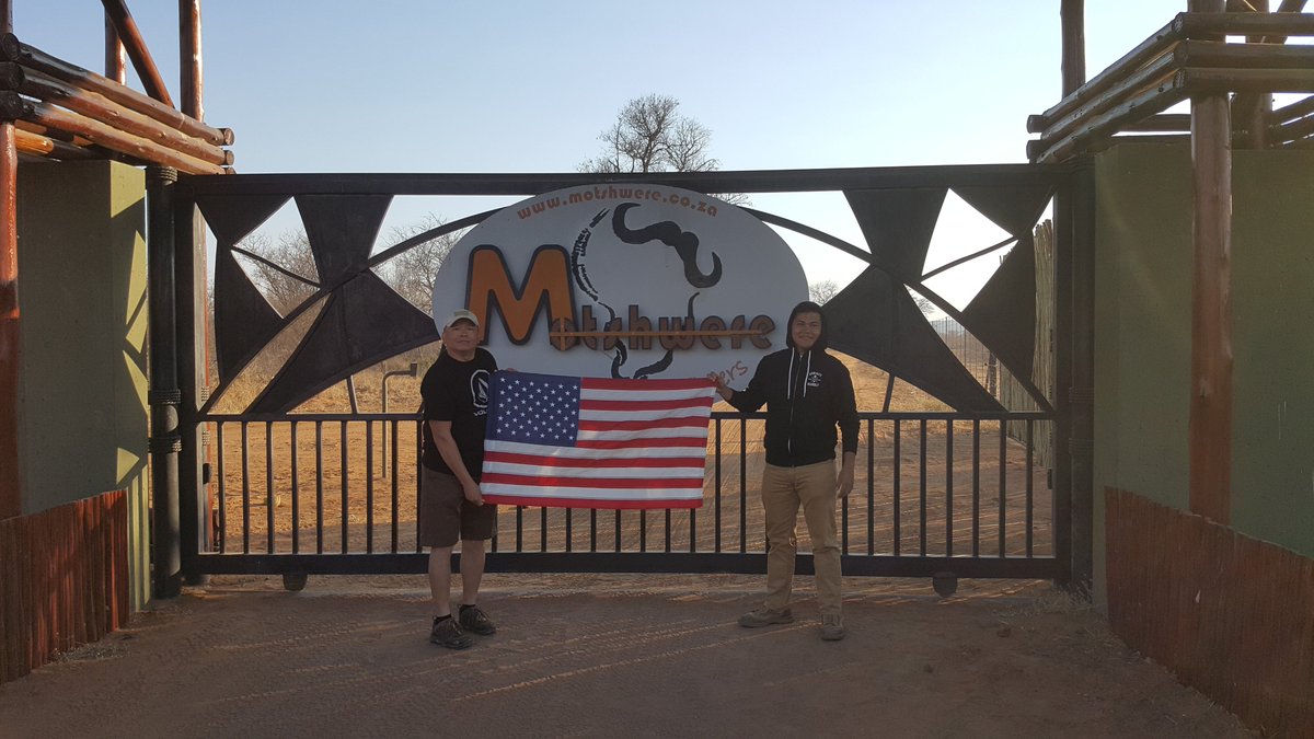 SendAVet's tweet photo. We are super grateful to Motshwere Safaris &amp; Outfitters located in Johannesburg, South Africa for their cooperation &amp; support of this trip for our Vet, Ramir Corporal SFC US Army, Infantryman from Henderson, NV and served in Bosnia, Kosovo, Saudi Arabia &amp; Afghanistan. #sendavet https://t.co/mcsMm3tJhD
