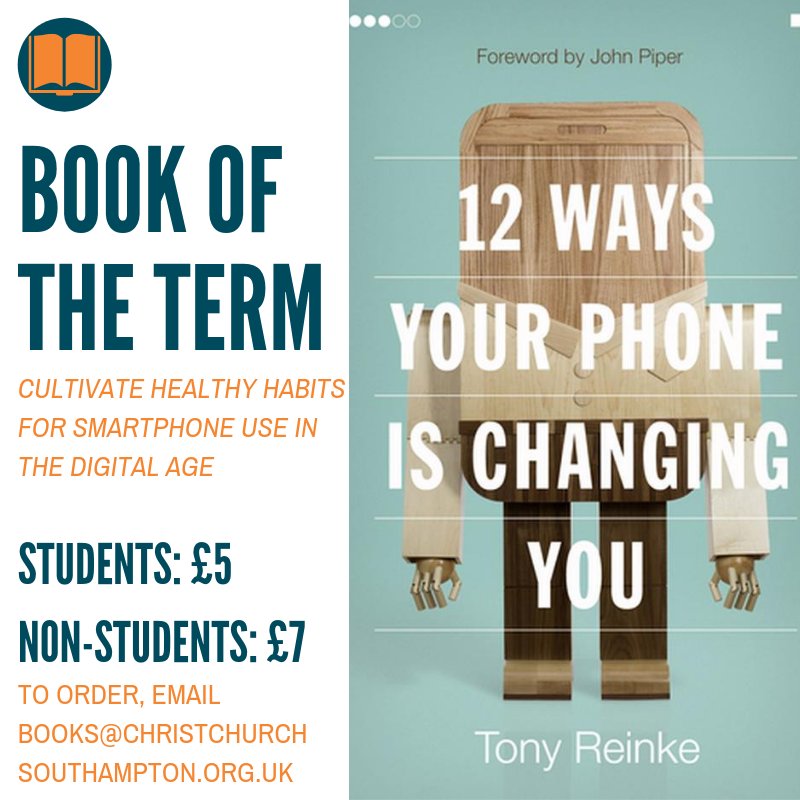 ccsoton's tweet photo. I bet most of us reading this spend more time on our phones than we'd like or plan to - why not have a think though the effects of phone usage by reading the book of the term? https://t.co/EyoKyYNrxg