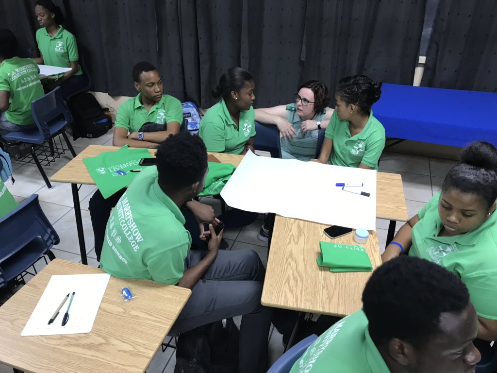 GeomorphologyDr's tweet photo. Further #KEIandPE CAPE Geography outreach at T.A.Marryshow Community College in Grenada on #coastalresilience. @livunigeog @livuniplanning @livuniresthemes #LISCOCALYPSO https://t.co/Z6AexvtFGk