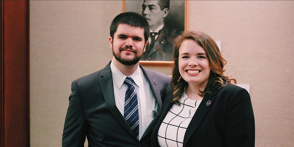 GH2Architects's tweet photo. Congratulations to two of our employees, Shannon Marshall and Kevin Oyler, for becoming Licensed Architects! This past weekend they attended the Pinning Ceremony in Oklahoma City to receive recognition for achieving licensure. #GH2Team #TulsaArchitect #Architect https://t.co/Ewh1US3YNT