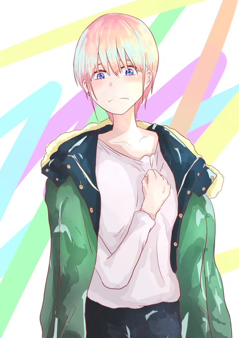 ななめのさんがTwitterに投稿した中野一花(五等分の花嫁)のイラスト。