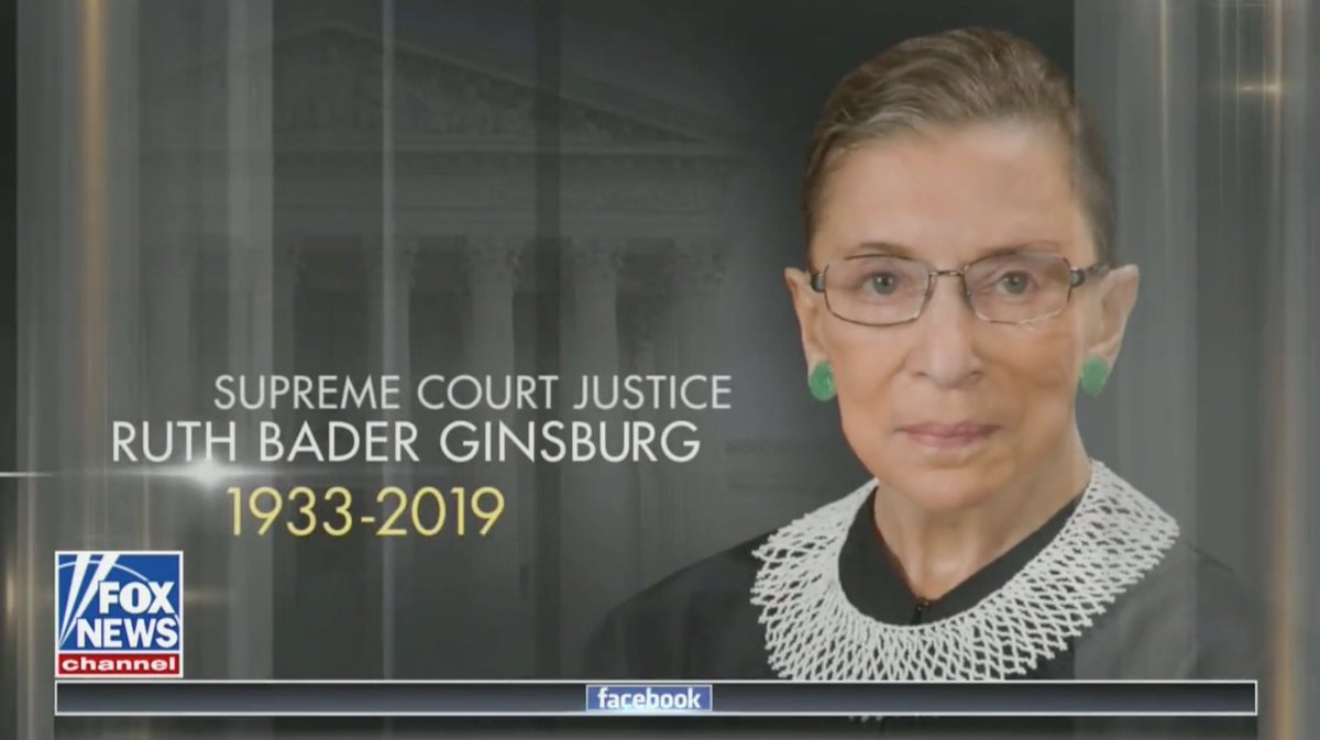 Fox News 'accidentally' runs death of Ruth Bader Ginsburg