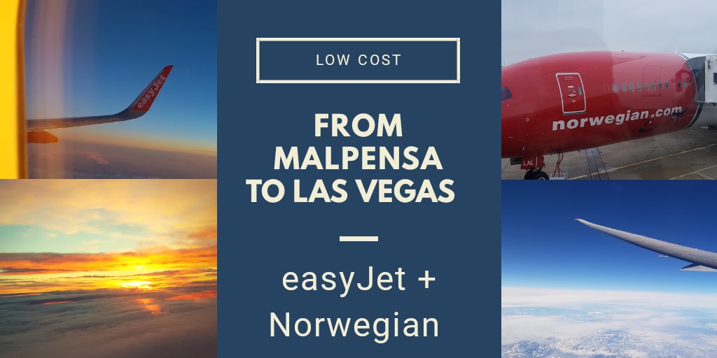 Breve viaggio a #LasVegas e dintorni. Volo <a href="/easyJet/">easyJet</a> da Milano Malpensa a Londra Gatwick e <a href="/Fly_Norwegian/">Norwegian</a> da Londra Gatwick a Las Vegas. Tutto perfetto! Grazie alle #lowcost è facile viaggiare e risparmiare!