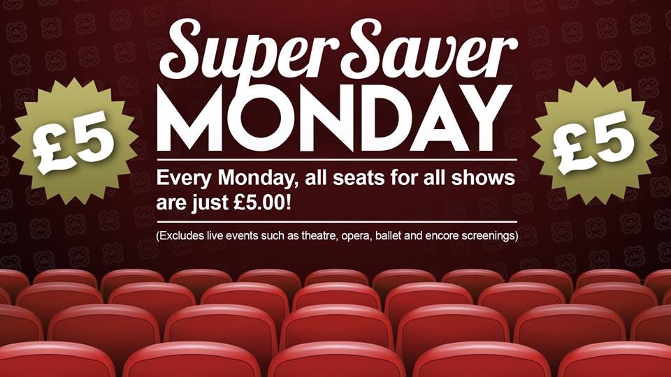 WTW_PlazaTruro's tweet photo. #SuperSaverMonday all seats £5. https://t.co/MUQl7xTiSS Please note #FaceOfWinter is not included in the offer, sorry. https://t.co/tfSEVLnJGm