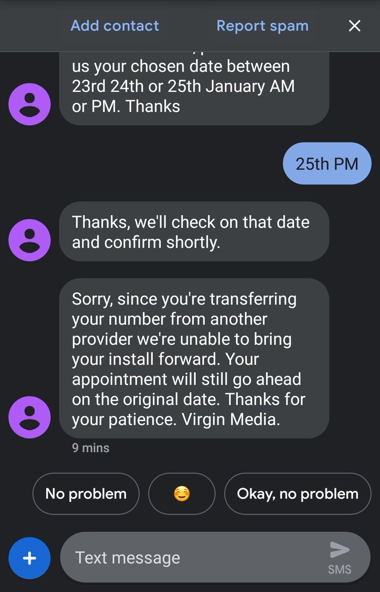 PeterStrachan01's tweet photo. @virginmedia why bother texting me in the first place. You already knew this information? https://t.co/ruaQrQgjhI