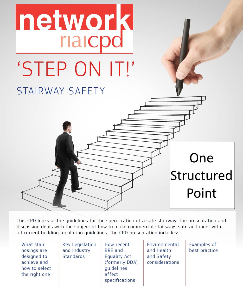 QuantumFlooring's tweet photo. Are you based in #Dublin? Then get yourself booked in for a Lunch and Learn at @RIAI on 13th February! To book your spot follow the Link below.

Don't miss out! #CPD #safe #stairway #learn 

https://t.co/FFCU1LQv0F https://t.co/VCrOYMWuCm