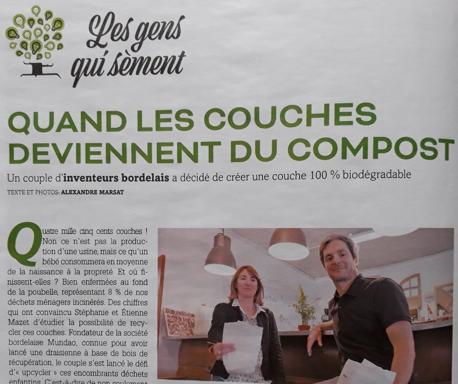 Merci <a href="/sudouest/">Sud Ouest</a> et <a href="/AlexandreMarsat/">Alexandre Marsat</a> pour ce super coup de projecteur ce week-end dans Le Mag, aux côtés de <a href="/UnRienCestTout/">Un Rien C'est Tout</a> <a href="/SypresCF/">Syprès, Coopérative Funéraire</a> et <a href="/AndereNahia/">Andere Nahia</a> !!!
#lesgensquisement #positif