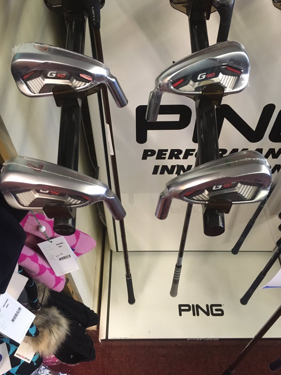chrisgillgolf's tweet image. In store now and available for fittings the new @PINGTourEurope 410 irons as well as the rest of the family of irons. DM or call the shop to arrange a fitting! @NewquayGC @jhancockpga @Sadlergolf1970  #properkit