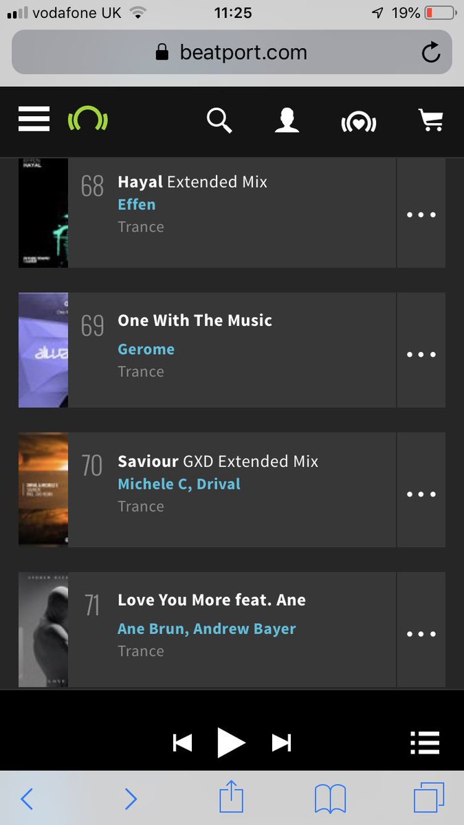 GXD_Music's tweet photo. #saviour keeps climbing the #Beatport charts thanks so much π
https://t.co/AsknTu80XT
@AmsterdamTrance @DrivalDJ @michelecmusic
.
#trance #progressive #tranceaddict #vocaltrance #trancefamily #gxd #drival #michelec #amsterdamtrance #raznitzan #asot #andymoor #thegalleryclub https://t.co/3Zmx7oqiL1