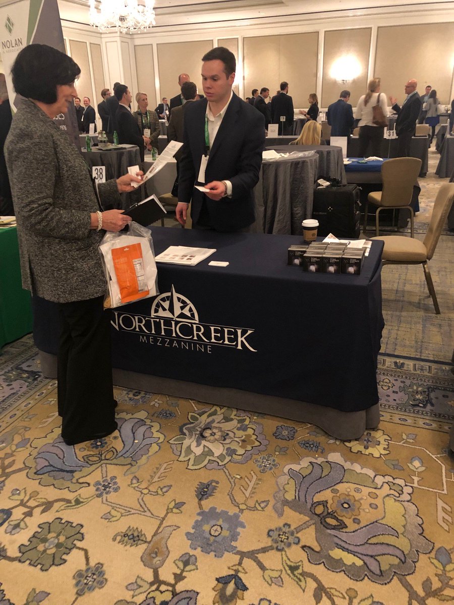 We had a great time at the ACG St. Louis Capital Connection. Here's a shot of @northcreekmezz team member, Chris Schroer, manning our Capital Connection Table. #dealsourcing #dealnation #mezzaninelending