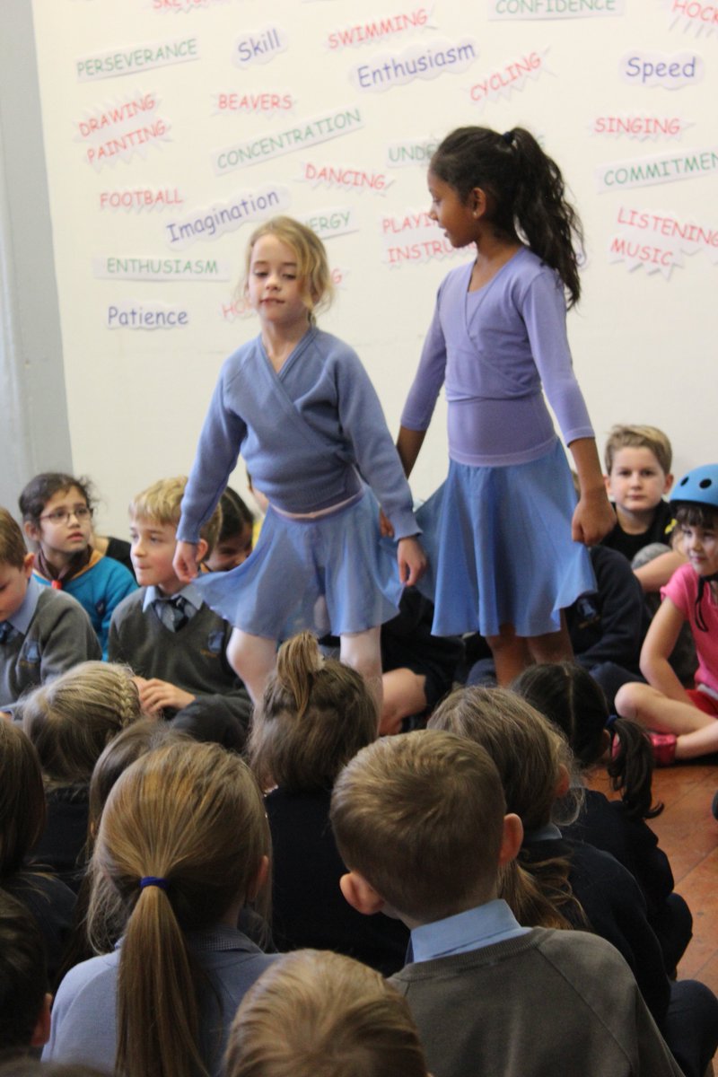 GriffinHouseSch's tweet photo. Today's form assembly was taken by the children in Form II. What a busy bunch; they told us all about their hobbies, which include ballet, piano, chess, lego, hockey, painting, cycling and many, many more..... #GHSFormII #GHSAssemblies https://t.co/VW5nerOovb