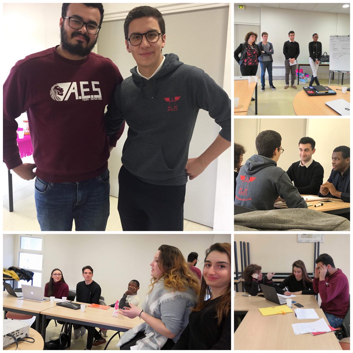 Paul_DyjakV's tweet photo. Ce we, les #AREStructibles étaient en formation à Tours pour la passation des Élus-Assos Deux Lions ! De beaux moments de partages, de débats et d'émotions, on revient vite !
CC @federationares @Lise_ARES https://t.co/KdgaBNfS6n