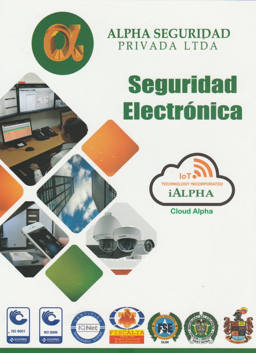 AlphaPrivada's tweet image. En ALPHA SEGURIDAD PRIVADA LTDA también contamos con los mejores servicios de seguridad electrónica.
#FelizLunes #Seguridad
