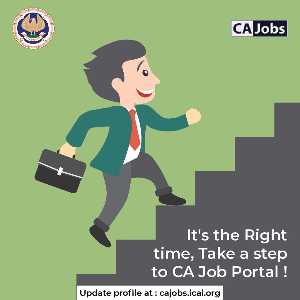 ICAI_CMIB's tweet photo. You will earn success, only when your every step is towards your goal. Register yourself on CA Job portal https://t.co/4mdSA8z5Fu To know more visit: https://t.co/9ZKZC9STi5 
#ICAICMIB #ICAI #JobPortal #JobSeeker #Employers #employees #CharteredAccountant #Business #Companies https://t.co/zCzqEqXjZh