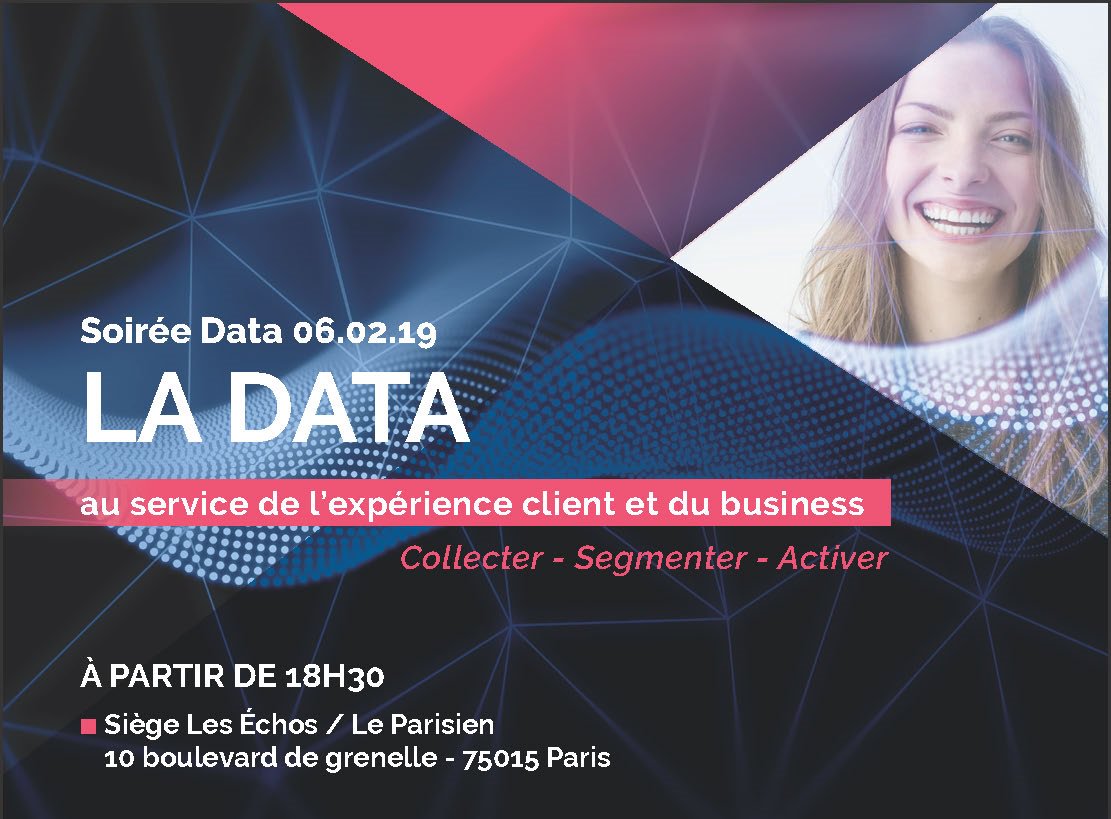 RV le mercredi 6/02 au Siège des #Echos pour parler #Data et #Experienceclient #ux #uxperience #dataexperience
Information et inscription sur lesechos-events.fr/event/marketin…