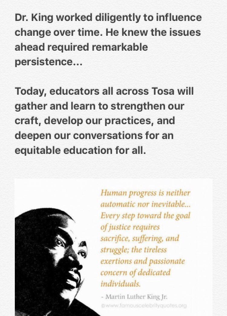 ebertjess's tweet image. @tosaschools #tosaproud #smallstepsforward #mostimportantwork #passionateanddedicatededucators