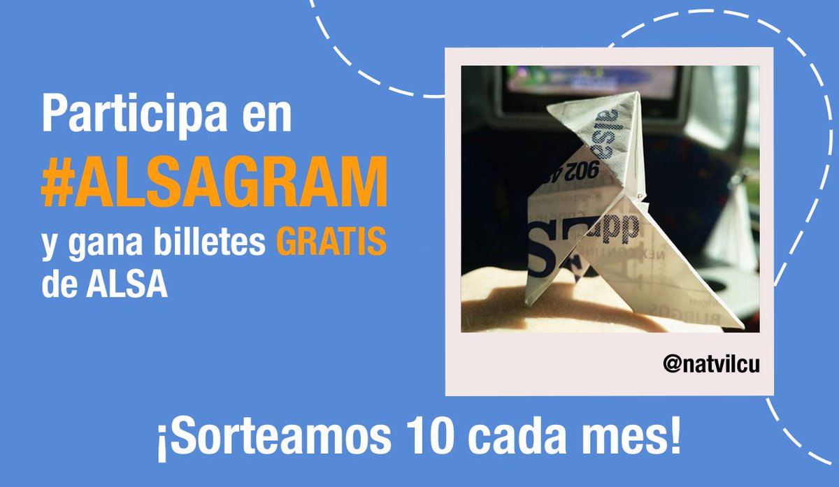Alsa_autobuses's tweet photo. ¿Todavía no has participado en nuestro concurso de Instagram? 😉 Comparte la foto de tu viaje en ALSA con el hashtag #ALSAgram y podrás ganar billetes gratis 🚍💙 ¡anímate y participa! https://t.co/JtMg1E91YS https://t.co/wxZZsMqBmQ