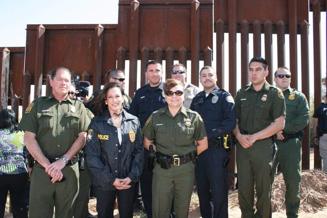 Kamala Harris is pro wall... 
border &amp; street