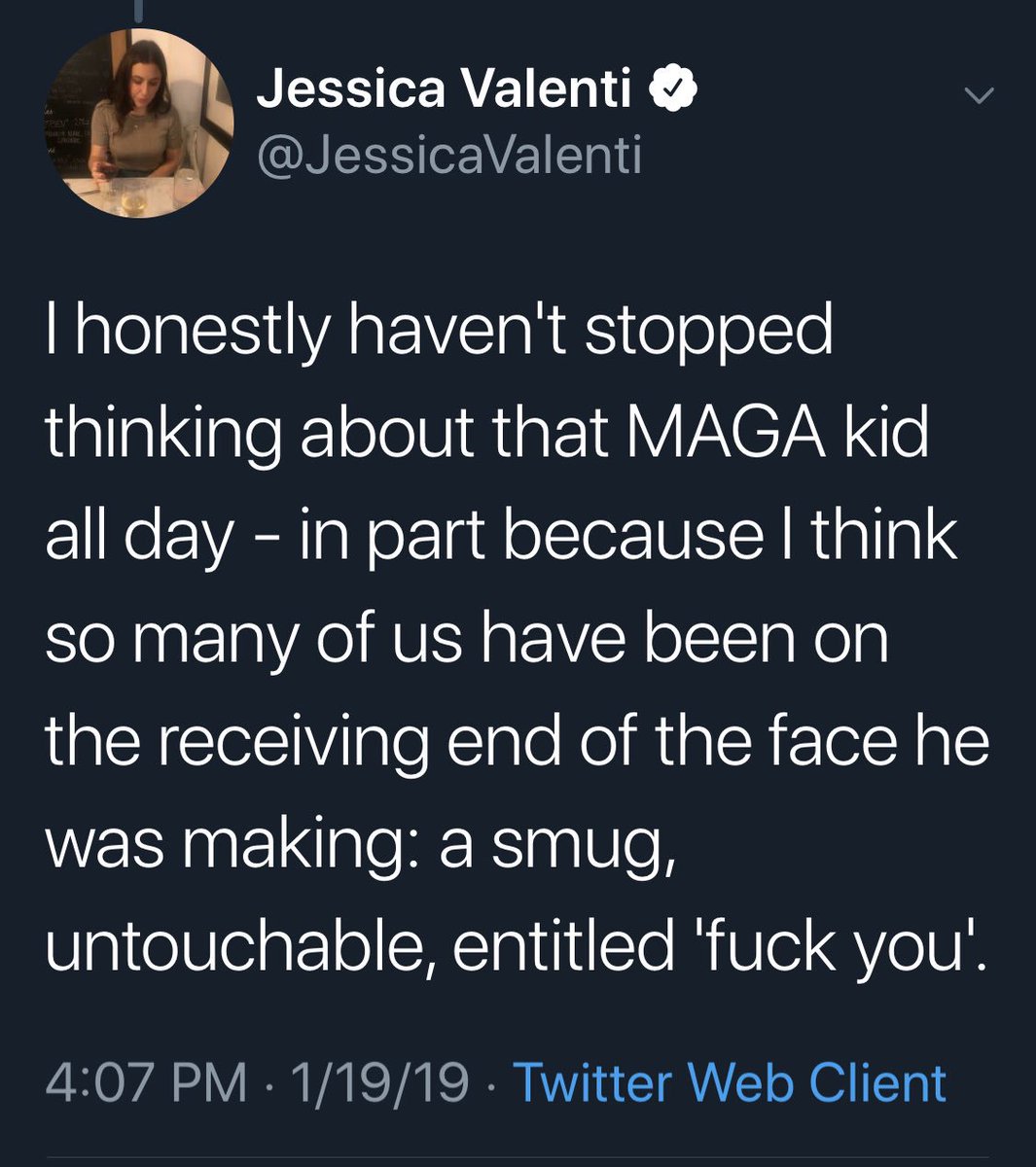 JustKurt's tweet image. I know this story about the  #CovCath boys is old news in Twitter time but the #hypocrisy of @JessicaValenti is a case study of why credibility of serious sounding libs is so low.