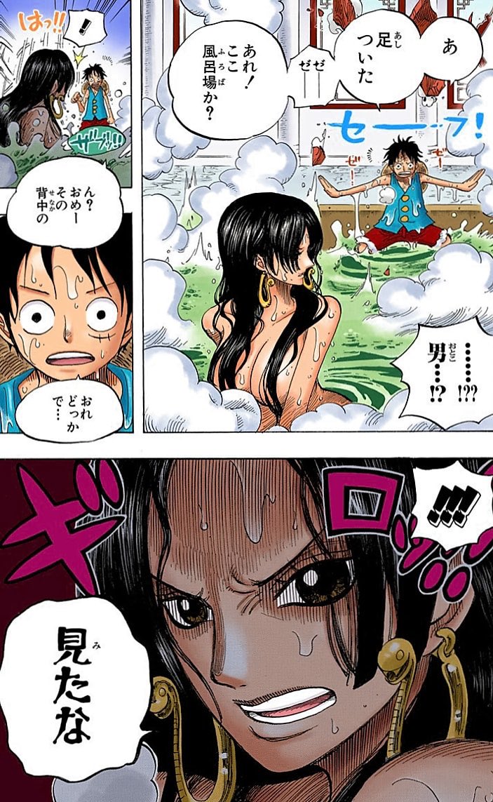 パンダマン Onepiece 読んだ人にはわかる 意外とここは悲しいよね ここ見てはいけないもの 気になる方はone Piece読んでみて Onepiece Onepiece好きと繋がりたい ルフィ ボア ハンコック アマゾンリリー 女ヶ島 パンダマン T Co