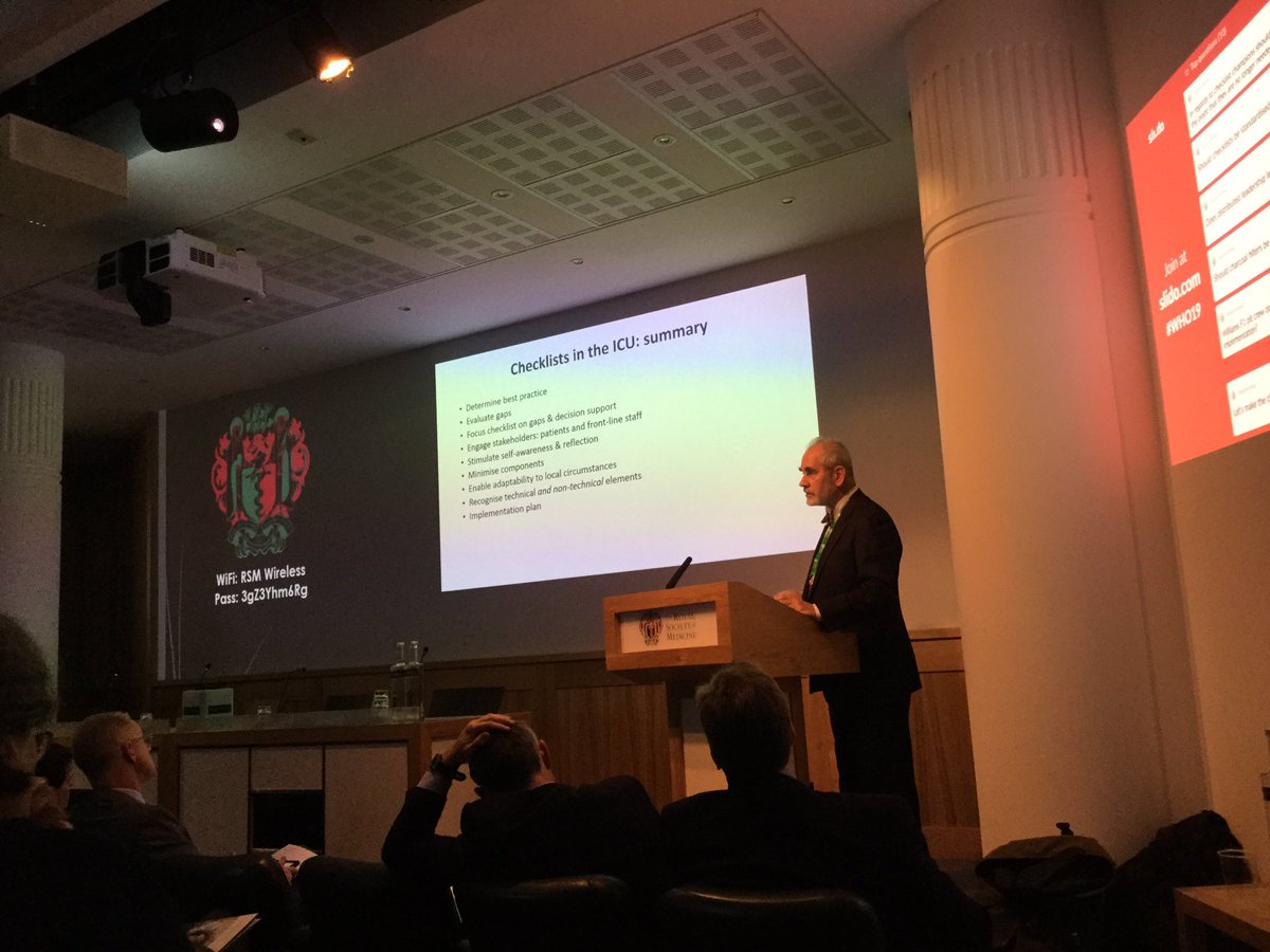 SaferSurgery's tweet photo. Prof Julian Bion: Indeed, patients are key stakeholders #checklist #safersurgery #RSMChecklist10 https://t.co/rTxnvWAuyO