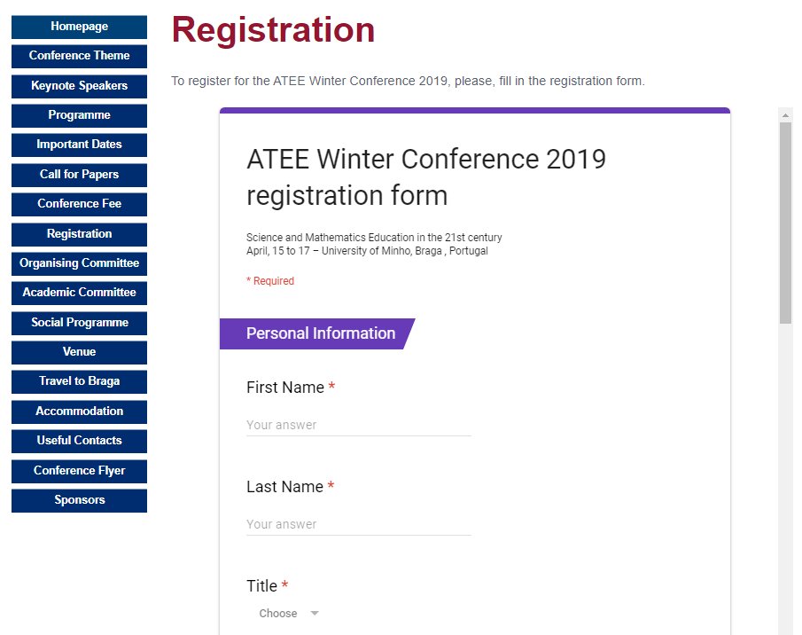 2019Atee's tweet photo. 🆕‼️Early registration - ATEE Winter Conference 2019 - is now OPEN ‼️ 
Don´t forget to do yours: https://t.co/lgFqSrLZaT https://t.co/dBzdVWu36A