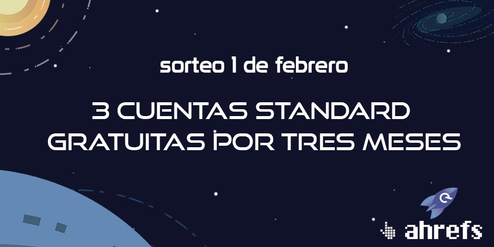 AndresKloster's tweet image. [SORTEO #LaMaquinaDelSEO 🚀 + @ahrefs]

Regalamos tres cuentas Standard trimestrales de Ahrefs. Cada una vale US$ 537 🤑

Para participar:
☑️ RT a este tweet
☑️ Seguir a @AndresKloster 

El ganador se anuncia el 1 de febrero!