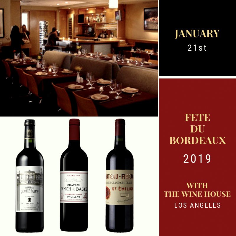 On the occasion of "Fete du Bordeaux" 2019, we're in L.A for today's dinner and tasting!  
Read more: bit.ly/fetebxLA