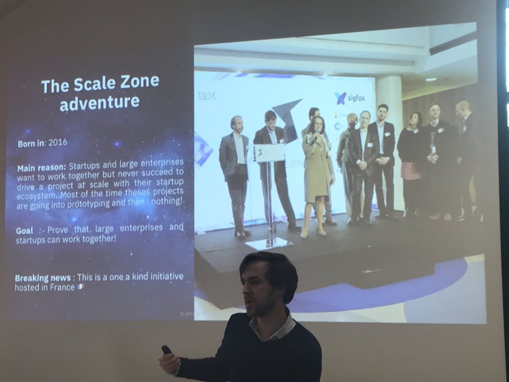 flocalvez's tweet photo. Découverte de la #ScaleZone d’ @IBM_France pour les étudiants @IutParis qui cherchent leur projet professionnel @PiemGChaps @JoBoulinguez @100000e @ajeanpierre @ibiadatti @sophie8stanton @AngelaMontagner https://t.co/zRPJtB3p5g