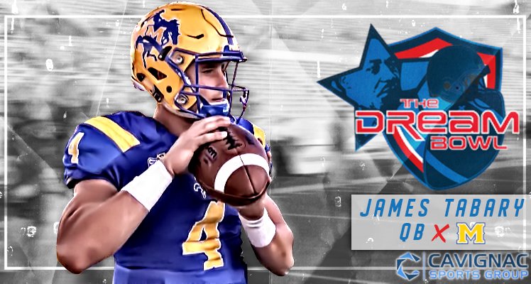Time to shine! <a href="/JamesTabary/">JT</a> is ready to sling it in the <a href="/TheDreamBowl/">The Dream Bowl</a> at 11 AM CT on @flofootball <a href="/McNeeseFootball/">McNeese Football</a> <a href="/HolyCrossFB/">Holy Cross Football</a>
