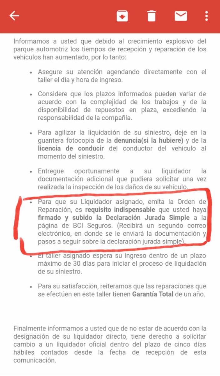 cristindi's tweet photo. @BancoBci BCI Seguros me dirijo a uds para reclamar el siniestro 6605560 rechazado por el liquidador directo Ignacio Salinas. En correo enviado por BCI sólo indica como requisito indispensable la DJS, y además no tomaron en cuenta la denuncia en carabineros,no lo menciona en IFL https://t.co/jW8K0UVhQt